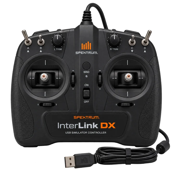 Spektrum InterLink DX simulator-sändare med USB-kabel
