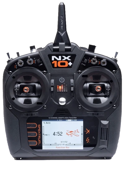 Svart Spektrum NX10 RC-sändare
